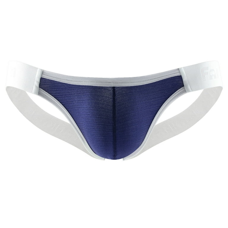 QIPOPIQ Mens Underwear Color Stripe Briefs Personalized Underwear Clearance  