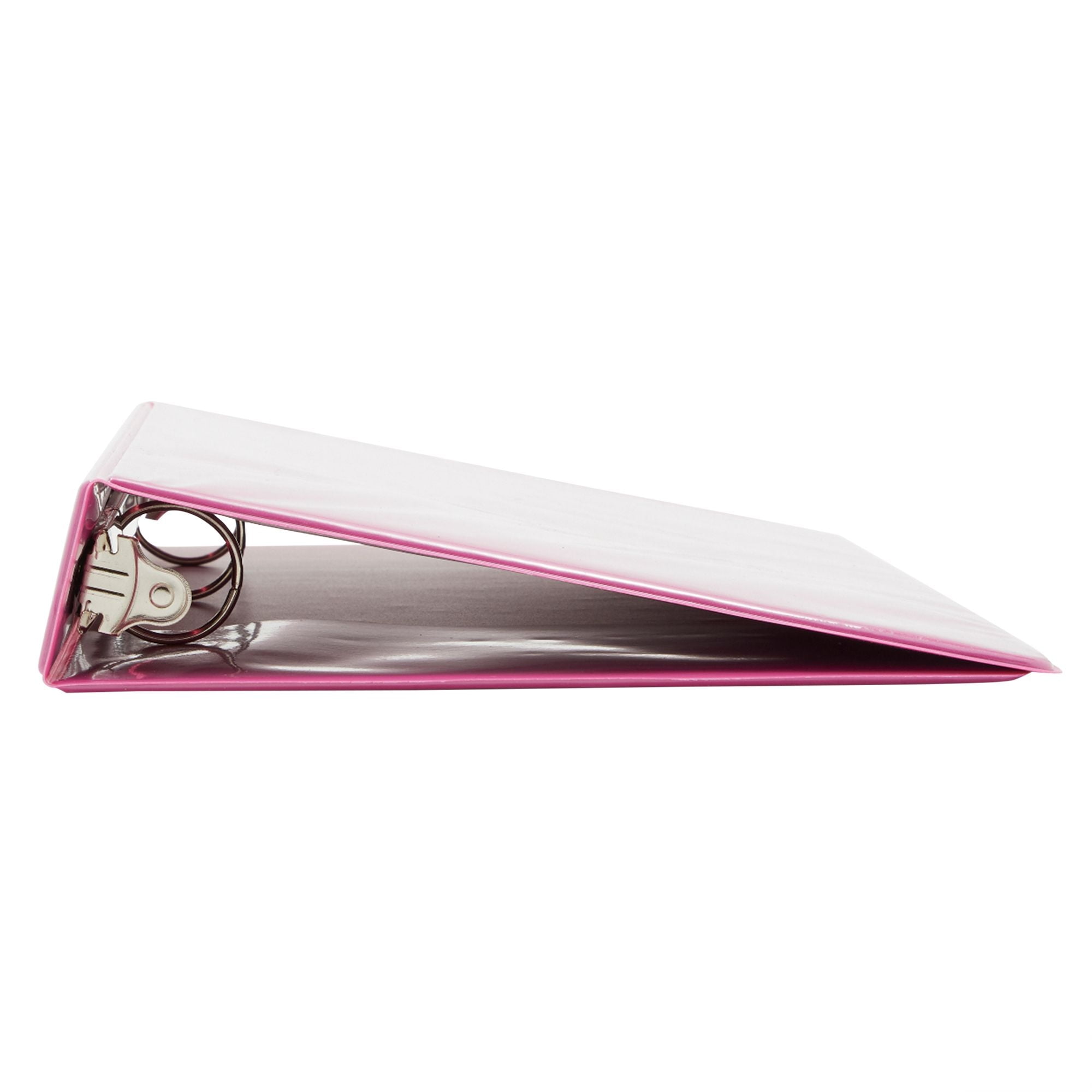 6 Pack Mini Pink 3 Ring Binder for 5.5 x 8.5-Inch Paper, 1-Inch Round Rings, School and Office Supplies