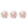 thumbnail image 2 of 3 piezas de peluche colorido gato juguete mascota campana interactiva pelota hinchable (blanco marrón) Likrtyny Para estrenar, 2 of 8