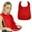 Red, variant on Adult Feeding Bib, Waterproof Meal Assistance Bib, Adjustable Elderly Dining Apron, Reusable Washable Bib For Seniors, Stain Resistant Care Bib, Nursing Home Dining Protector