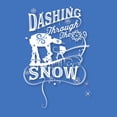 thumbnail image 2 of Men's Star Wars Christmas AT-AT Dashing Snow Pull Over Hoodie Royal Blue Medium, 2 of 3