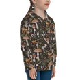 thumbnail image 3 of Kdxio Mushroom Garnish Pattern Boys Athletic Unisex Boys Girls Hoodie with Pocket Sweatshirts-X-Large, 3 of 6