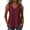 A235-Wine, variant on Sokhug Women's Sleeveless V Neck Cotton Blend Tank Top Crochet Lace Trim Casual Loose Fit Summer Solid Color Blouse
