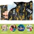 thumbnail image 3 of AOLOA Custom Name Toddler Nap Mat, Heavy Construction Vehicle Theme with Cement Mixers, Cozy Gray Sleeping Bag Blanket for Kids, Ideal for Daycare, Preschool, Home & Travel, 3 of 8