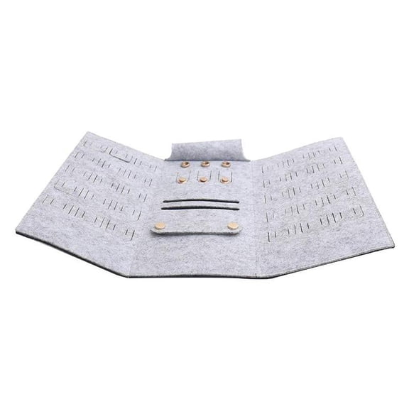 Organizer Case, Foldable Jewelry Roll Bag Handing Jewery Storage Bags for Necklace, Earrings, Rings, Bracelet,