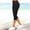 Black, variant on Drovellove Women's Plus Size High Waisted Capri Yoga Pants - Slim Fit Summer Joggers with Elastic Waistband for Active Workouts or Casual Street Style