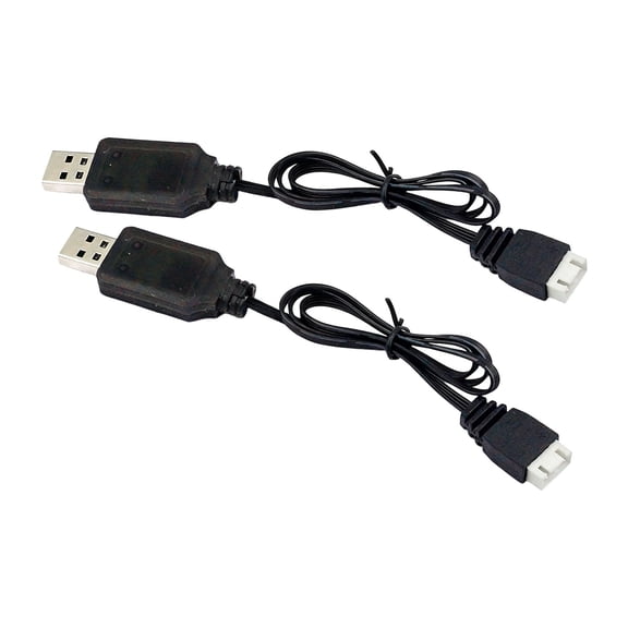 7.4V Batteries USB Charging Cable Chargers with Overcharge and Overheat Protections for Children Electronic Toy