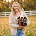 thumbnail image 4 of 23" Back to School Porch Goose Outfits Teacher Lawn Costume Goose Costume Set Chalkboard Dress Glasses Porch Geese Costumes First Day of School Decoration for Garden Yard Patio Statue Supplies, 4 of 4