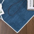 thumbnail image 3 of CAROMIO Area Rug Boho Washable Rug Contemporary Floor Carpet Botanical Print Accent Rug Minimalist Area Rug Modern Abstract Rug, 9' x 12' Blue, 3 of 7