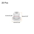 thumbnail image 3 of Uxcell Silicone Hole Plugs Flush Type Panel Round Hole Plugs 6.5mm Diameter 20pcs Grey for Kitchen Sealing Plugs, 3 of 7