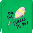 thumbnail image 3 of Dr. Seuss - Oh The Places I'll Go Balloon - Men's Crew Neck Fleece Pullover, 3 of 6