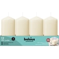 thumbnail image 2 of Bolsius Indoor/Outdoor Unscented 2.25" x 4.75" Pillar Candle, 12-Pieces, Off-White, 2 of 7
