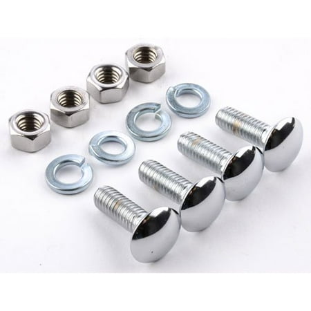 Bumper Bolt - JEGS 83770 Chrome Bumper Bolt Kit