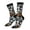 3 Black, variant on Colorful Screws Crew Socks for Men & Women, Breathable Casual Athletic Ankle Socks