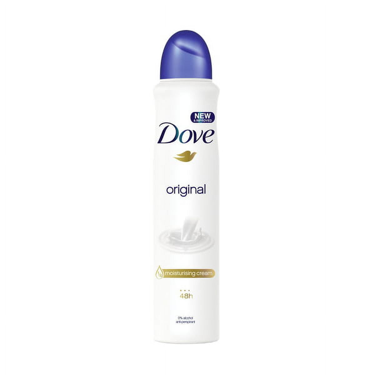 6 Pack Dove Original Antiper spirant Deod orant Dry Sp ray, 150ml