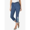 thumbnail image 3 of Woman Within Plus Size Tall Stretch Denim Five-Pocket Girlfriend Jeans, 3 of 5