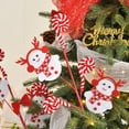 thumbnail image 4 of Snowman Christmas Tree Decoration Festive Floral Branch Insert for, 4 of 4