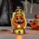 thumbnail image 5 of Luces de calabaza decorativas de Halloween, luces de viento galvanizadas vintage, velas electrónicas de plástico de Pascua, 5 of 6