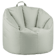 thumbnail image 1 of Bouclair Pouf Poire en Toile Vert, 1 of 10