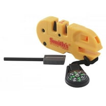 Smith's Pocket Pal X2 Knife Sharpener and Multi-Tool Polymer Handle Yellow