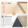 thumbnail image 3 of CheerPals Sisal Cat Scratcher, 24.8" Solid Wooden Cats Furniture L-Shape Scratching Post Climbing Vertical Pet Pad Board, 3 of 7