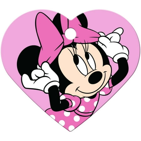 UPC: 0736511004427 | Minnie Mouse Bow Dog Tag  Large Heart