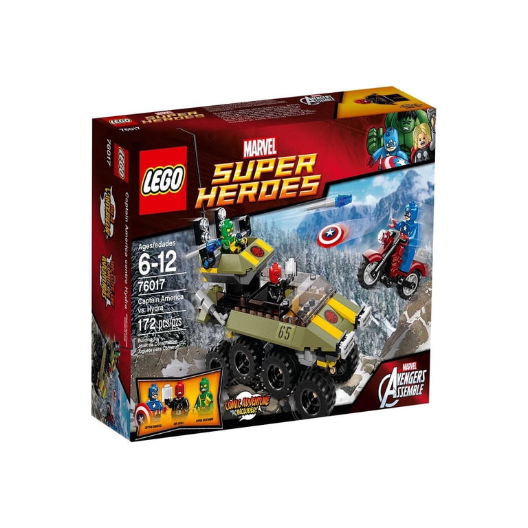 Amazon.com: Lego 76017 Superheroes Captain America vs. Hydra   Marvel Super Heroes: Avengers: Captain America vs. Hydra (76017) main image 2