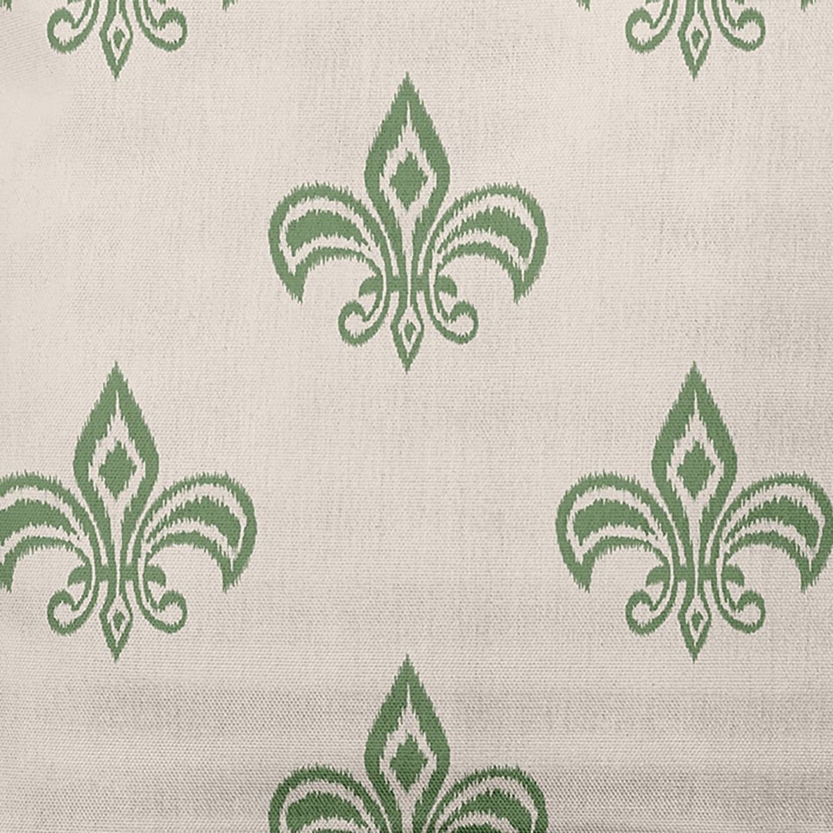 Simply Daisy 16" x 16" Fleur de Lis Indoor/Outdoor Polyester Throw Pillow, Sage