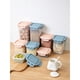 thumbnail image 3 of Frascos para contenedores de comida de 900 ml con tapa 2448 Celeste x4, 3 of 6
