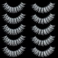 thumbnail image 3 of 10 pares de pestañas postizas blancas para cosplay herramientas de maquillaje de ojos, 3 of 3
