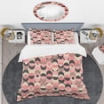 thumbnail image 2 of Designart 'Retro Geometric Design XI' Mid-Century Modern Duvet Cover Set, 2 of 4