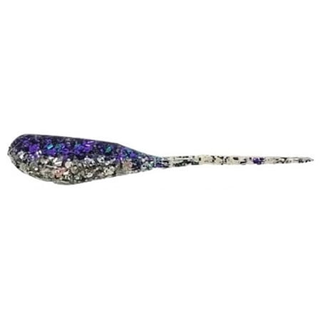 AWD Baits 2in Stinger - ST14 Purple Green Silver Glitter 20pk