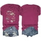 thumbnail image 4 of Fiudx Camisas para Mujer Blusas con Estampado de Flores Pequeñas para Mujer Top de Manga Corta con Cuello Redondo, 4 of 4