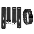 thumbnail image 2 of Fitbit Charge 2 Bands Adjustable Replacement Large Wristbands Band for Fitbit Charge 2 New Style(Large, Black), 2 of 7