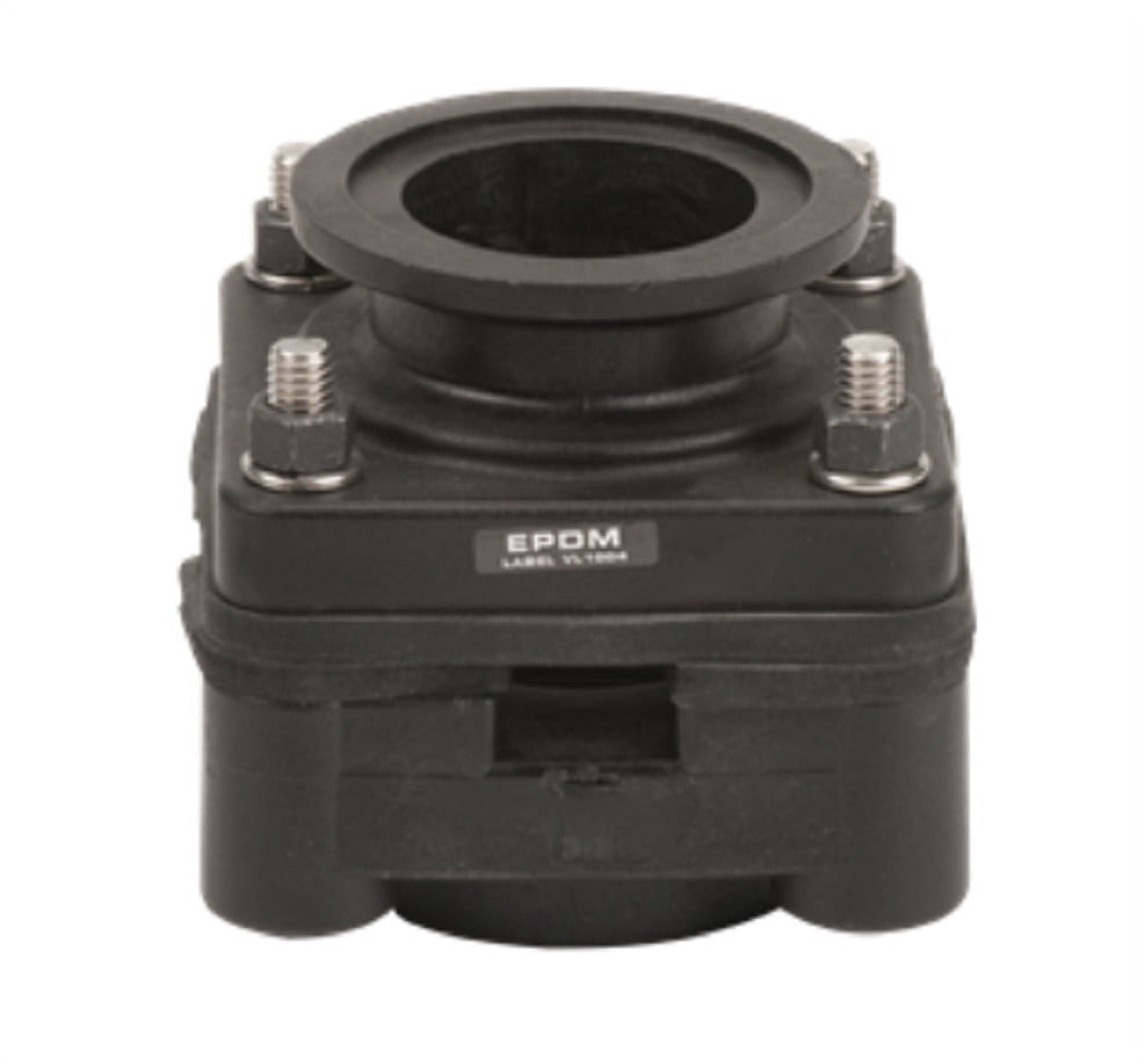 Banjo M220FPT 2 Inch Full Port Flange X 2 Inch Female NPT Thread Manifold - 300 PSI Polypropylene