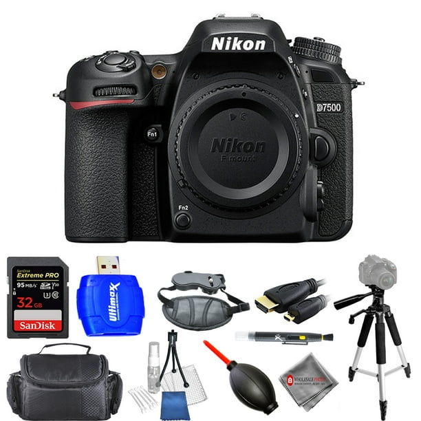 Nikon D7500 DSLR Camera (Body Only) PRO BUNDLE