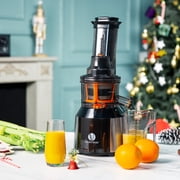 VENTRAY 809 Big Feeding Mouth, Large Chute, Masticating Juicer Black