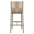 thumbnail image 2 of Source Furniture Avalon Aluminum Frame Patio Bar Side Stool in Pewter Rope, 2 of 2