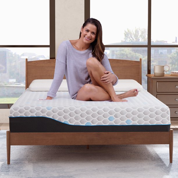 Cal King Mattress Bed in a Box, Memory Foam Mattress infused with