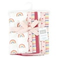 thumbnail image 2 of Hudson Baby Infant Girl Cotton Flannel Burp Cloths, Creative Rainbow 7-Pack, One Size, 2 of 6
