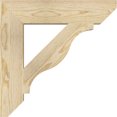 thumbnail image 3 of Ekena Millwork 4"W x 20"D x 20"H Funston Slat Rough Sawn Bracket, Douglas Fir, 3 of 4