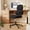 Black, variant on Pinmoco Ergonomic Office Chair, Corduroy Swivel Desk Chair with Armrest, Height Adjustable Task Computer Chair for WFH Home Office, Olive Green