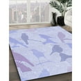 thumbnail image 3 of Ahgly Company Machine Washable Indoor Rectangle Transitional Lavender Blue Area Rugs, 5' x 7', 3 of 7