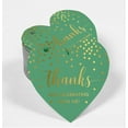 thumbnail image 2 of Inkdotpot Pack Of 50 Real Gold Foil Paper Tags Thanks For Celebrating With Me Birthday Favor Hang Tags, 2 of 6