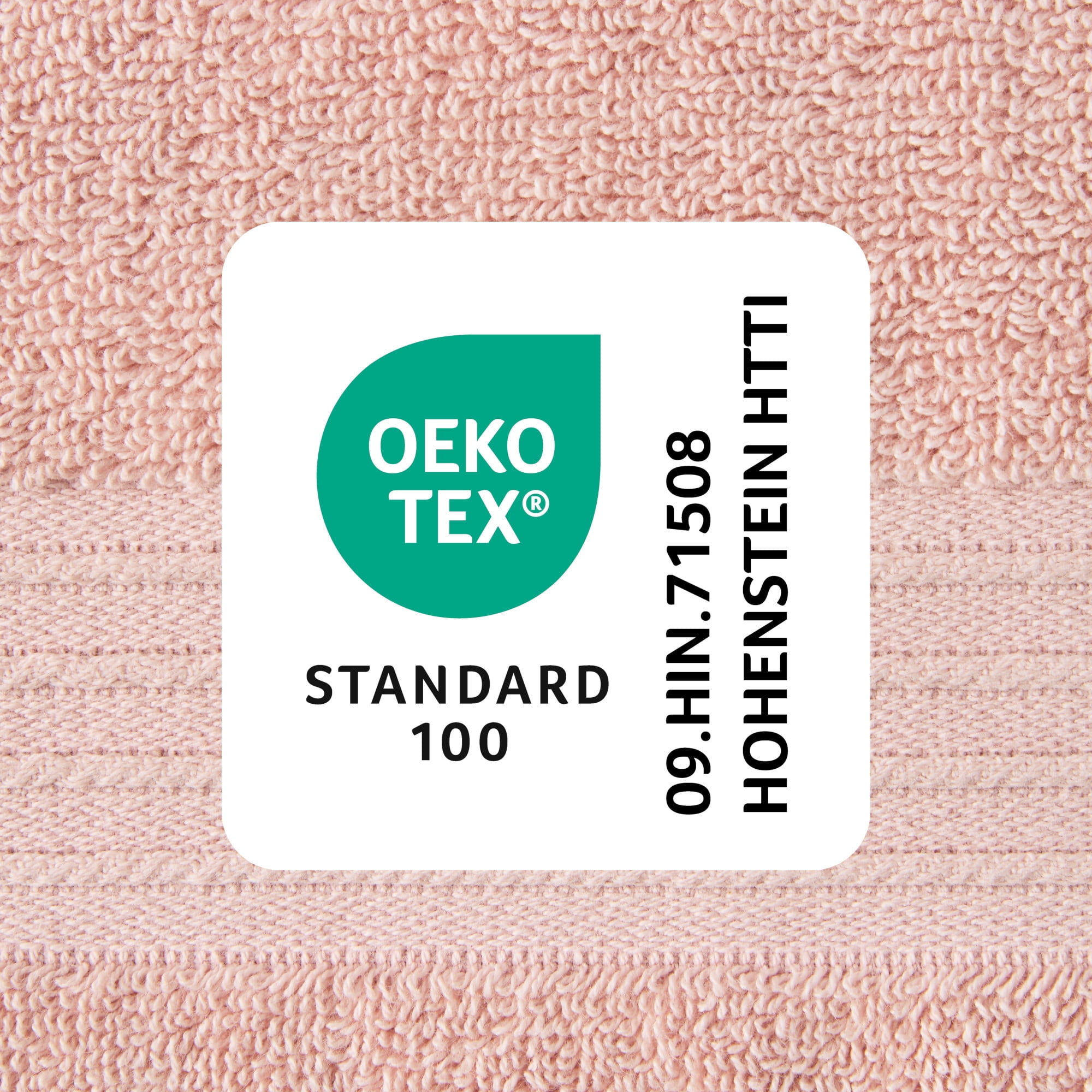 TOWN & COUNTRY EVERYDAY 6-Piece Assorted Solid Dobby Border Set, 2-Bath Towels, 2-Hand Towels, 2-Washcloths, 100% Cotton, Plush & Absorbent 650GSM, Blush