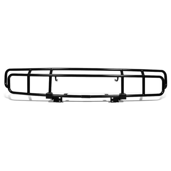 DNA Motoring For 03-09 Hummer H2 Factory Style Stainless Steel Black Bumper Brush Grille Guard Kit