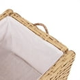thumbnail image 3 of happimess Jacob 31.5" Hand-Woven Wicker Storage Trunk, Yellow, HPM9003F, 3 of 12