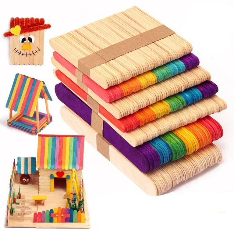 100pcs Wooden Craft Sticks, Diy And Drawing Craft Sticks For Making Your  Own Wooden Crafts! Perfect For Developing Children's Hands-on Ability,  Great For Family Art Projects, Classroom Art Supplies, Kids Birthday Gifts.