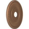 thumbnail image 2 of Ekena Millwork 19"OD x 3 1/2"ID x 1"P Berkshire Thermoformed PVC Ceiling Medallion (Fits Canopies up to 8 3/8"), Aged Copper, 2 of 5