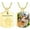 Gold, variant on Personalized Urn Necklaces for Ashes Custom Photo / Text Stainless Steel Memorial Cremation Jewelry Keepsake Sympathy Gift Cremation Jewelry